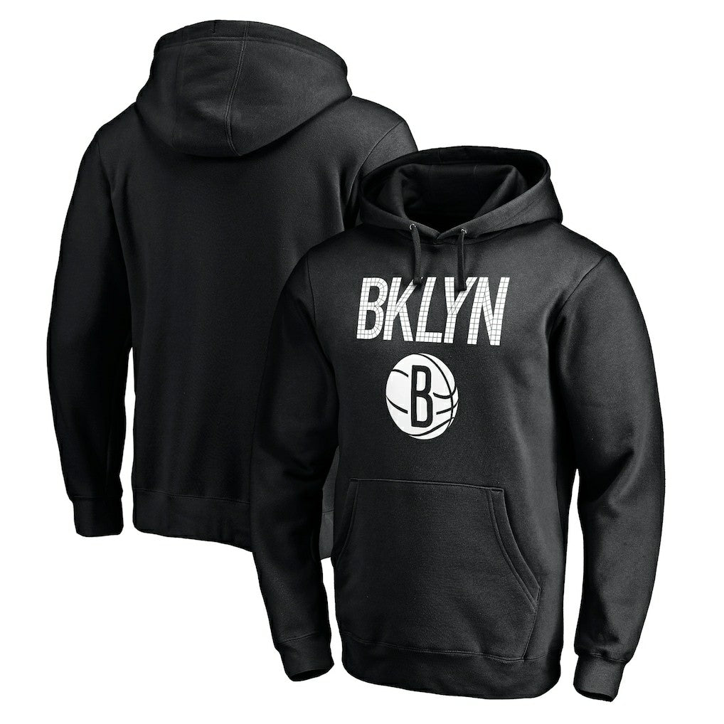 Brooklyn Nets Hometown Collection Post Up Pullover Hoodie Black