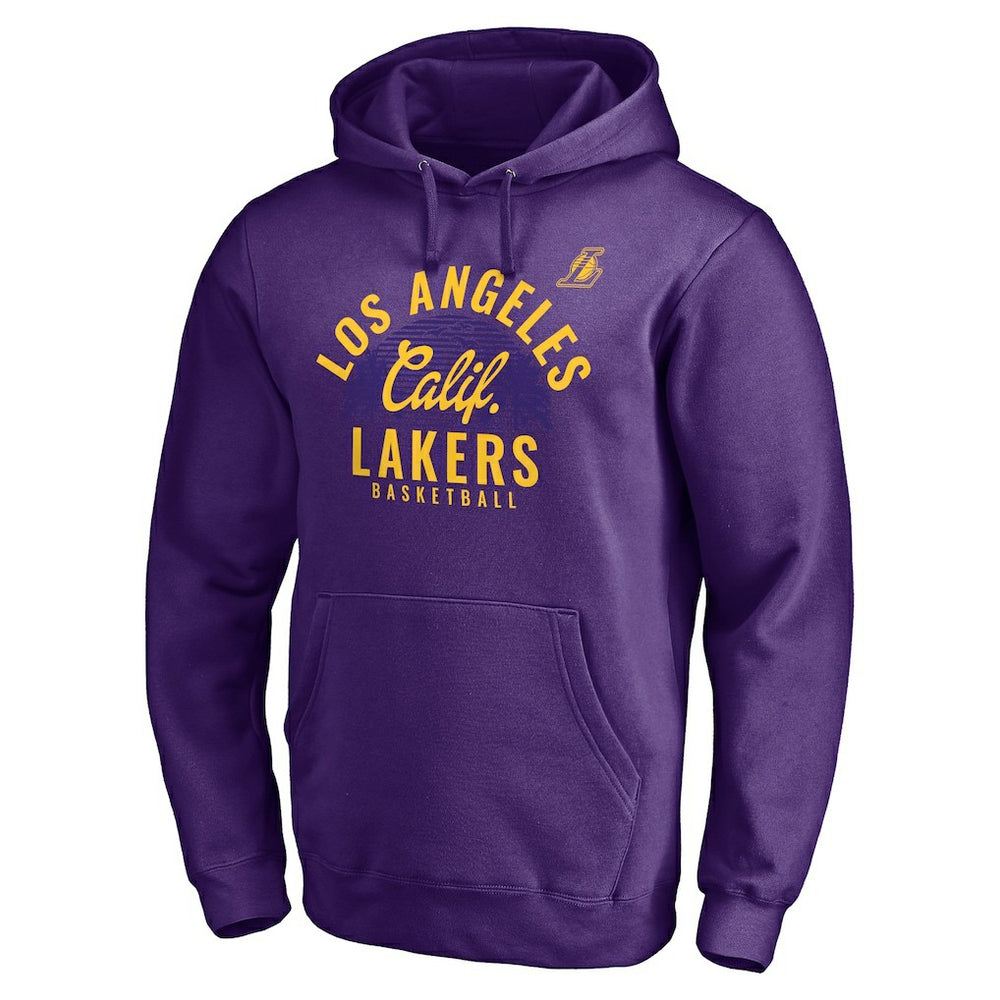 Los Angeles Lakers Hometown Collection Post Up Pullover Hoodie Purple