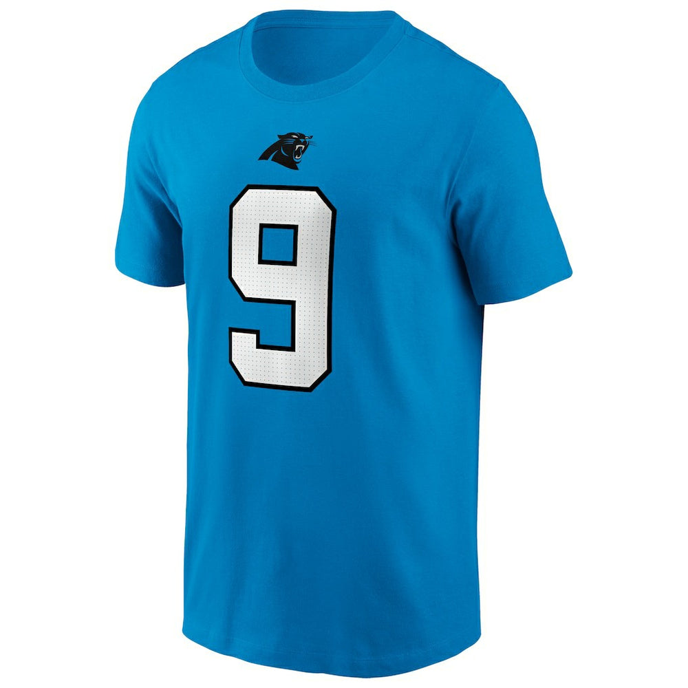 Bryce Young Carolina Panthers Player Name & Number T-Shirt Blue
