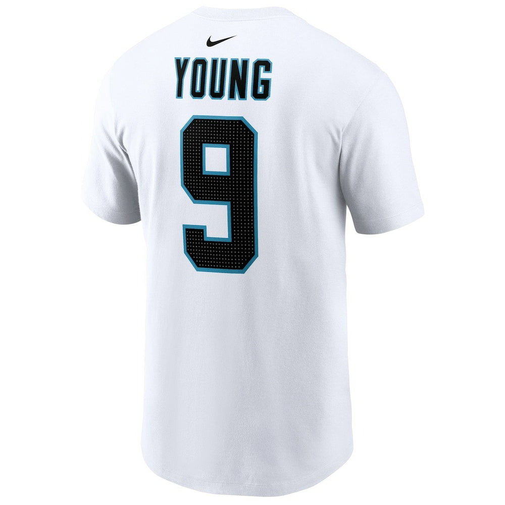 Bryce Young Carolina Panthers Player Name & Number T-Shirt White