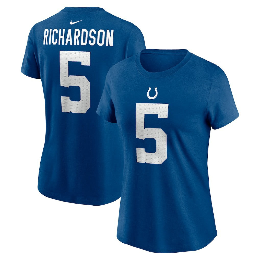 Anthony Richardson Indianapolis Colts Women's Player Name & Number T-Shirt Royal