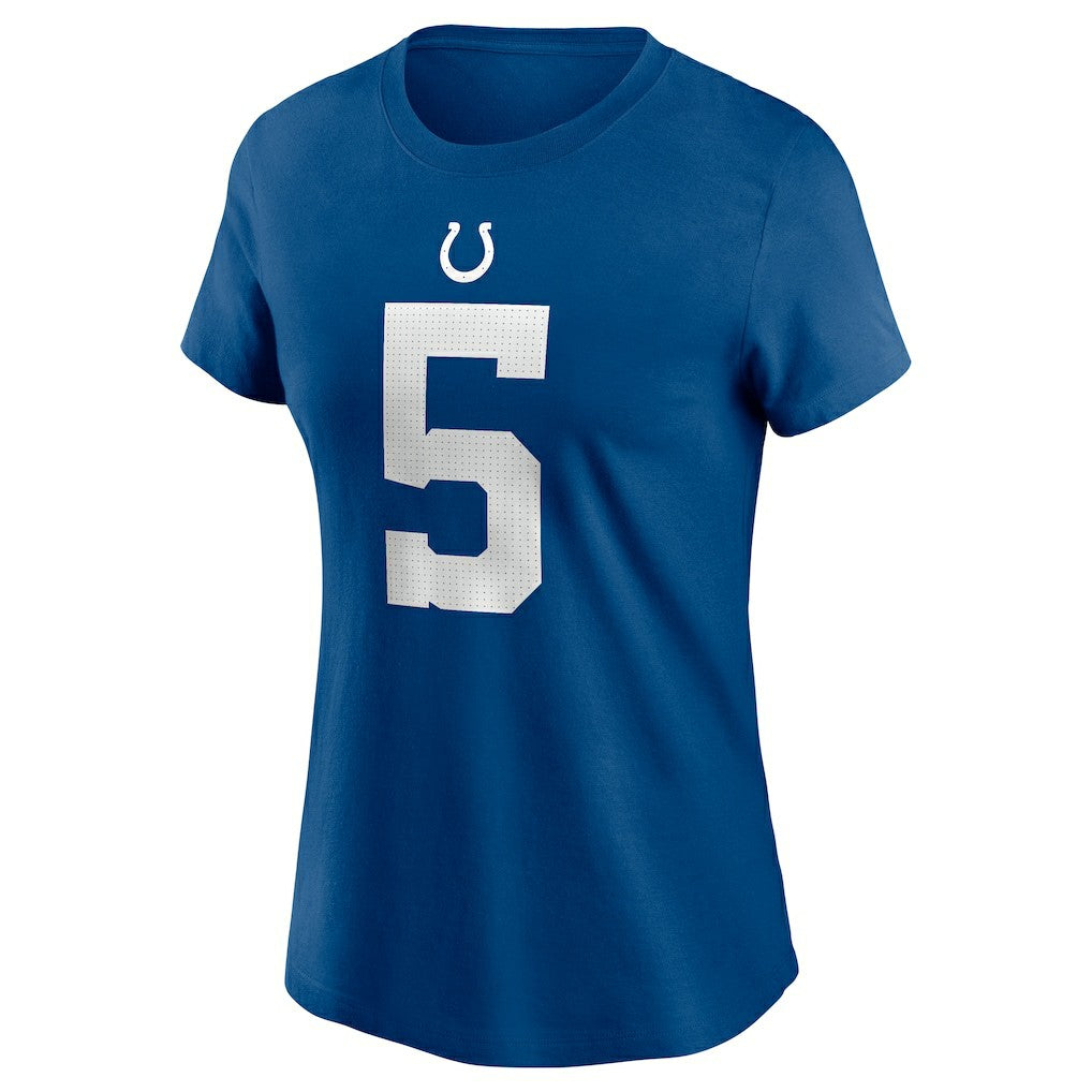 Anthony Richardson Indianapolis Colts Women's Player Name & Number T-Shirt Royal