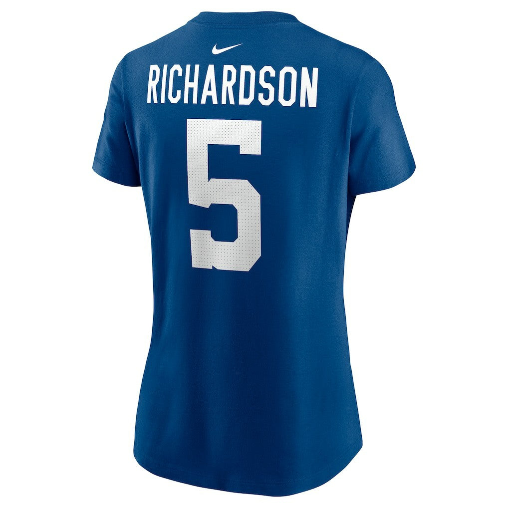 Anthony Richardson Indianapolis Colts Women's Player Name & Number T-Shirt Royal