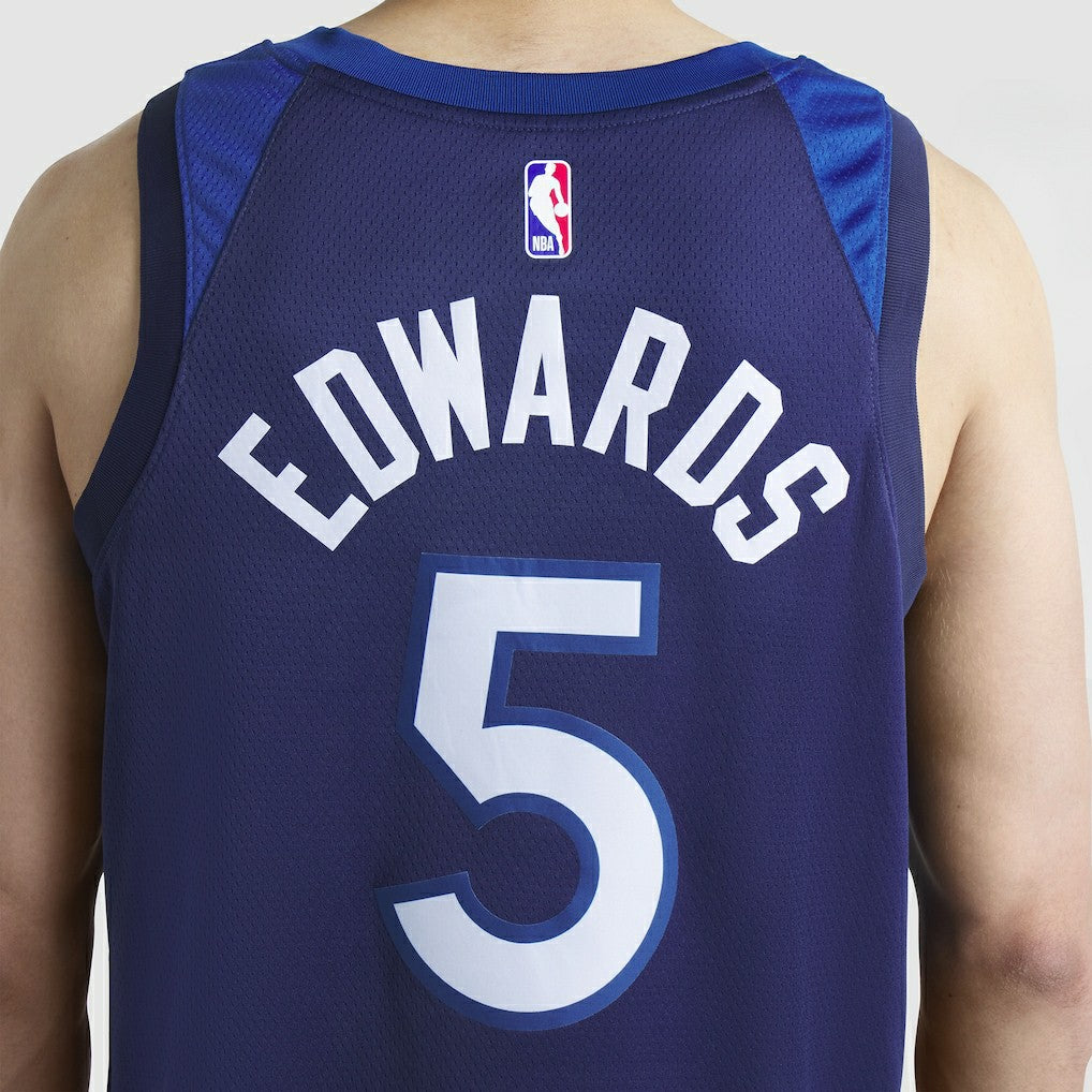 Anthony Edwards Minnesota Timberwolves Unisex Swingman Jersey Icon Edition Navy
