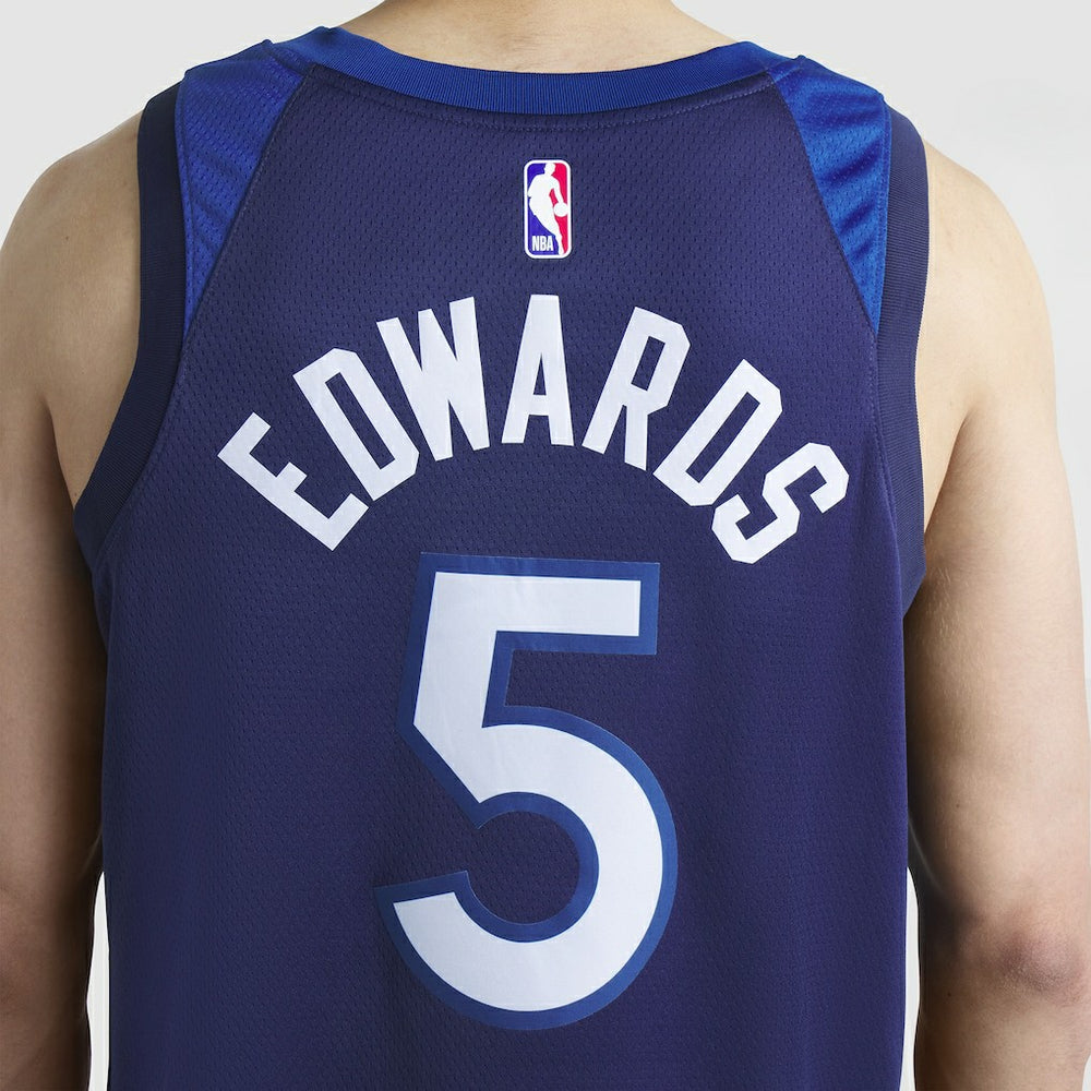 Anthony Edwards Minnesota Timberwolves Unisex Swingman Jersey Icon Edition Navy