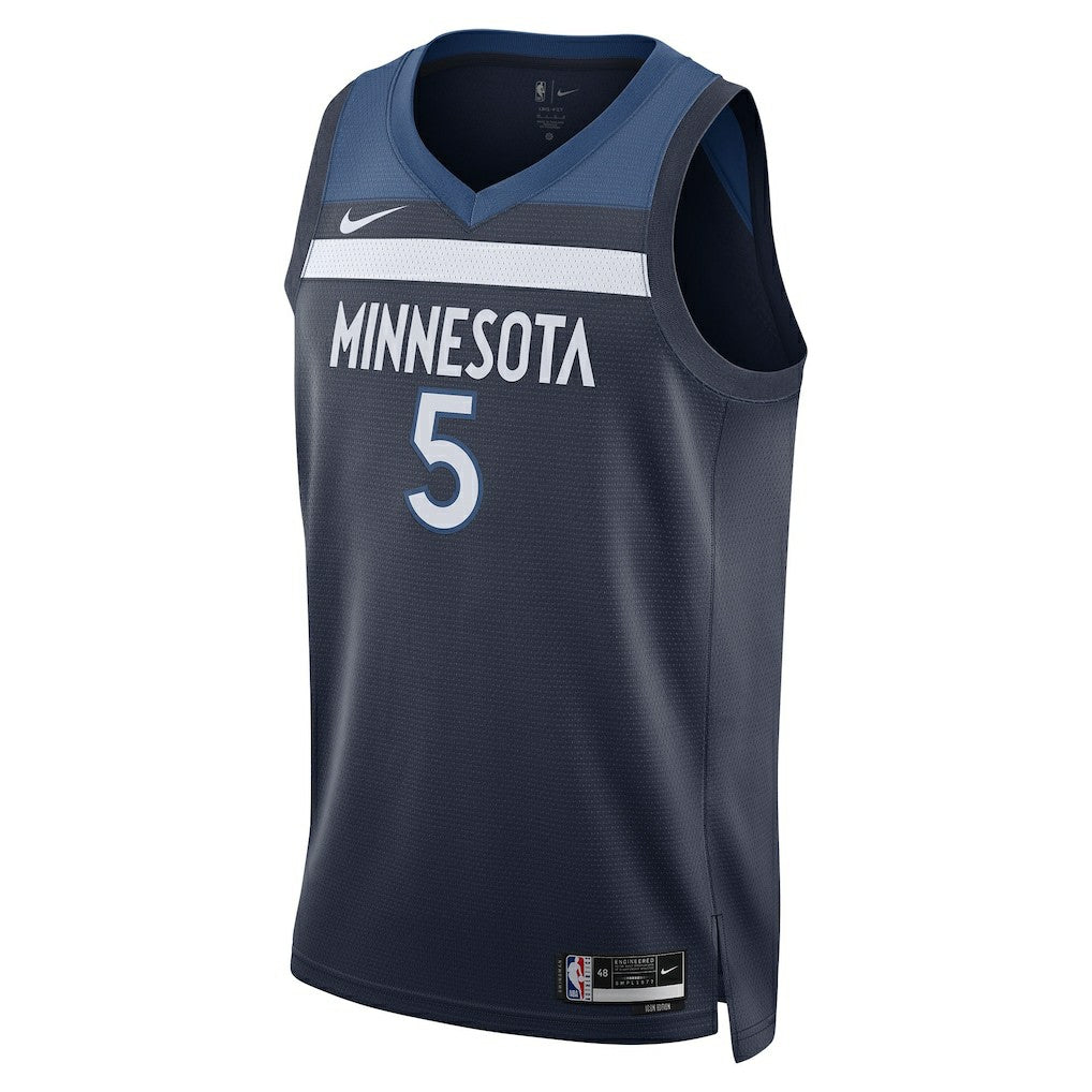 Anthony Edwards Minnesota Timberwolves Unisex Swingman Jersey Icon Edition Navy
