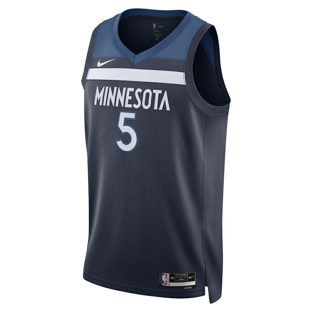 Anthony Edwards Minnesota Timberwolves Unisex Swingman Jersey Icon Edition Navy