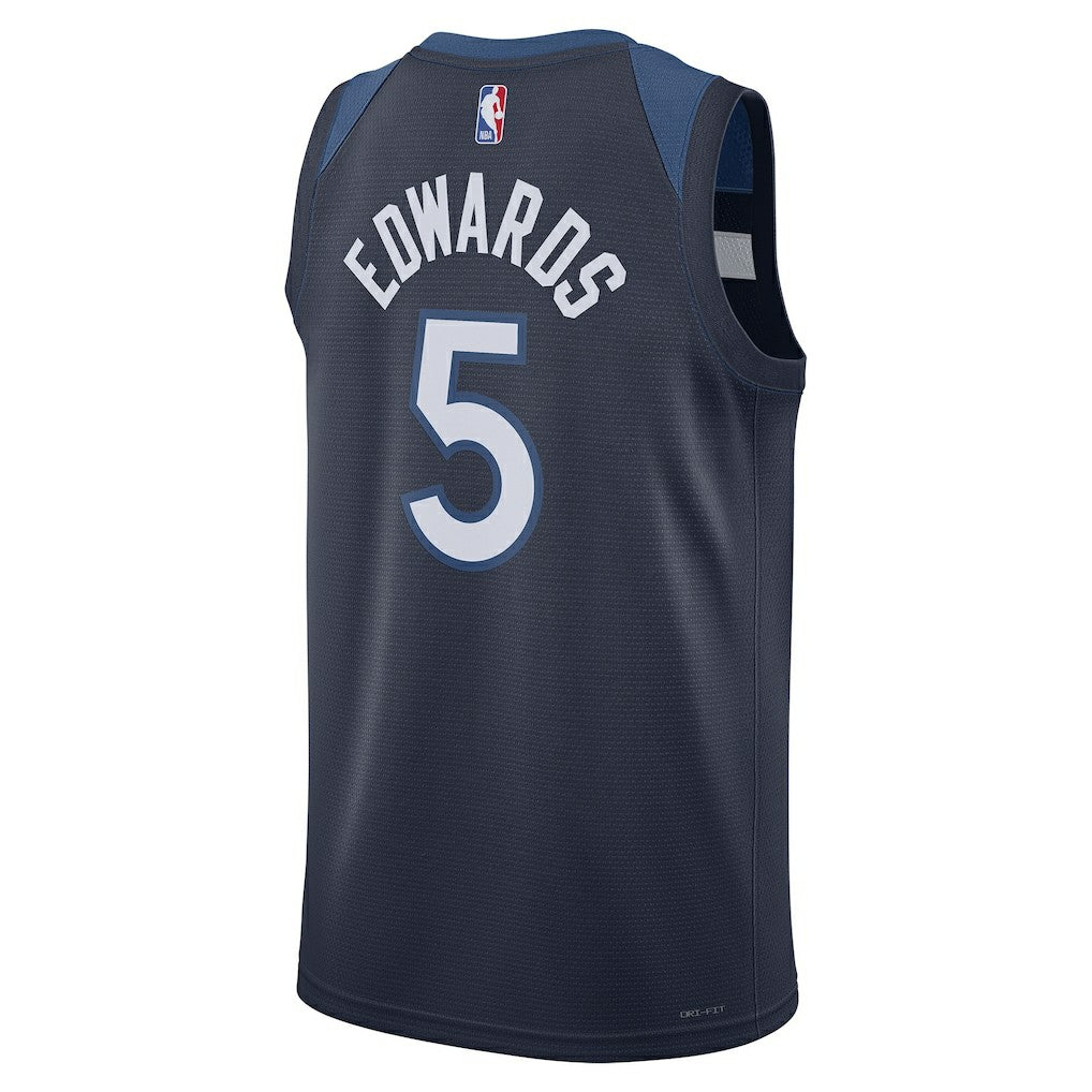 Anthony Edwards Minnesota Timberwolves Unisex Swingman Jersey Icon Edition Navy