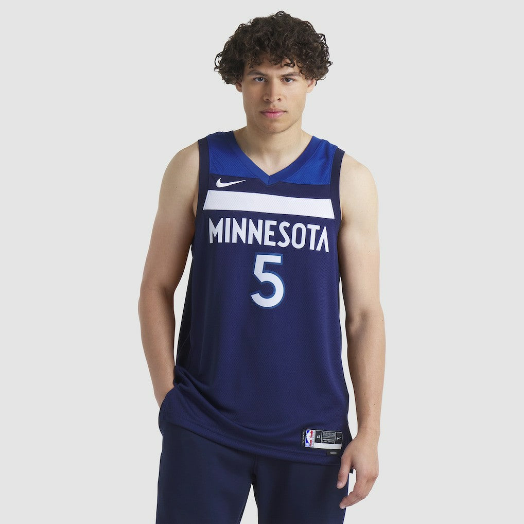 Anthony Edwards Minnesota Timberwolves Unisex Swingman Jersey Icon Edition Navy