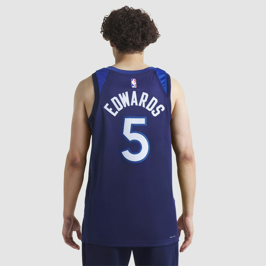 Anthony Edwards Minnesota Timberwolves Unisex Swingman Jersey Icon Edition Navy