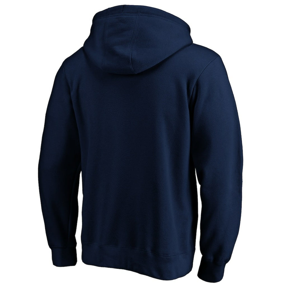 Denver Broncos Banner Wave Pullover Hoodie Navy