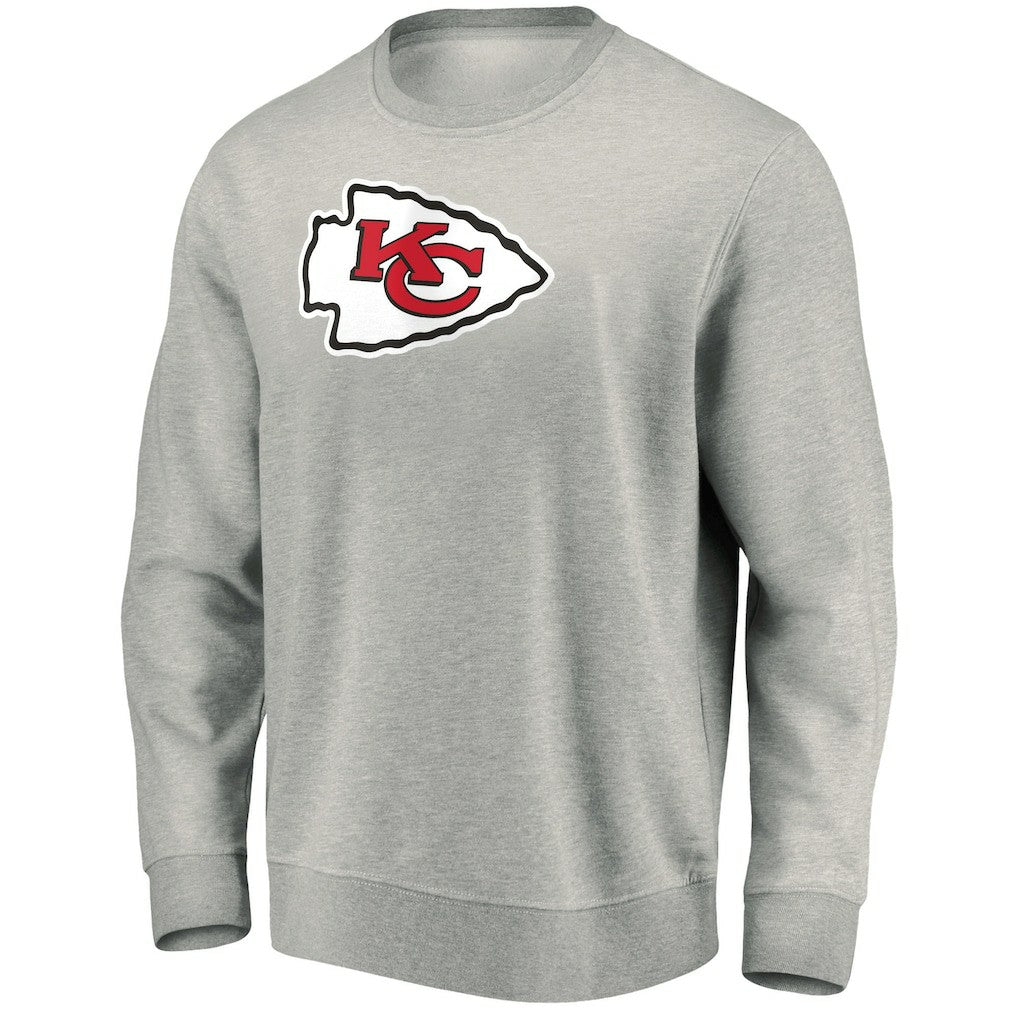 Kansas City Chiefs Pullover Sweatshirt Gray
