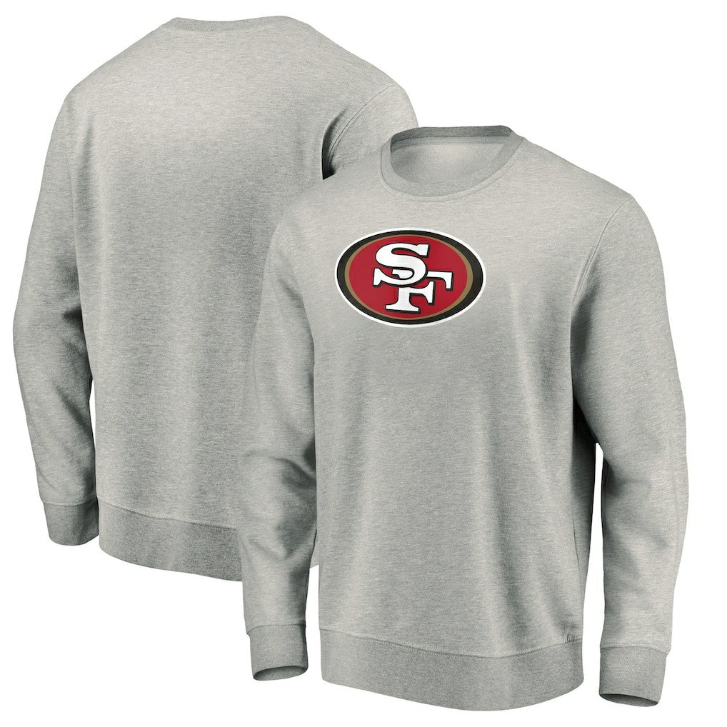 San Francisco 49ers Pullover Sweatshirt Gray