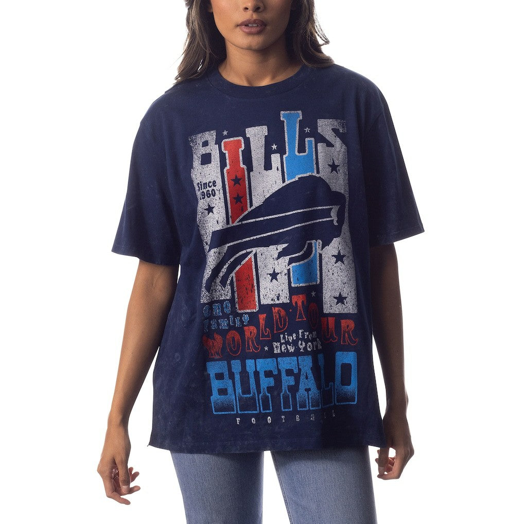 Buffalo Bills The Wild Collective Unisex Tour Band T-Shirt Navy