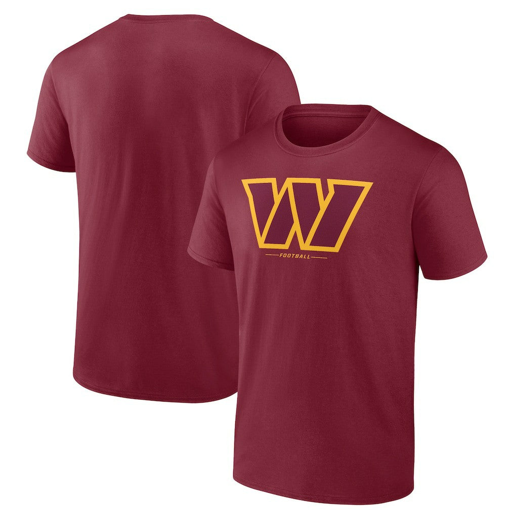 Washington Commanders Team Lockup T-Shirt Burgundy