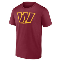 Washington Commanders Team Lockup T-Shirt Burgundy