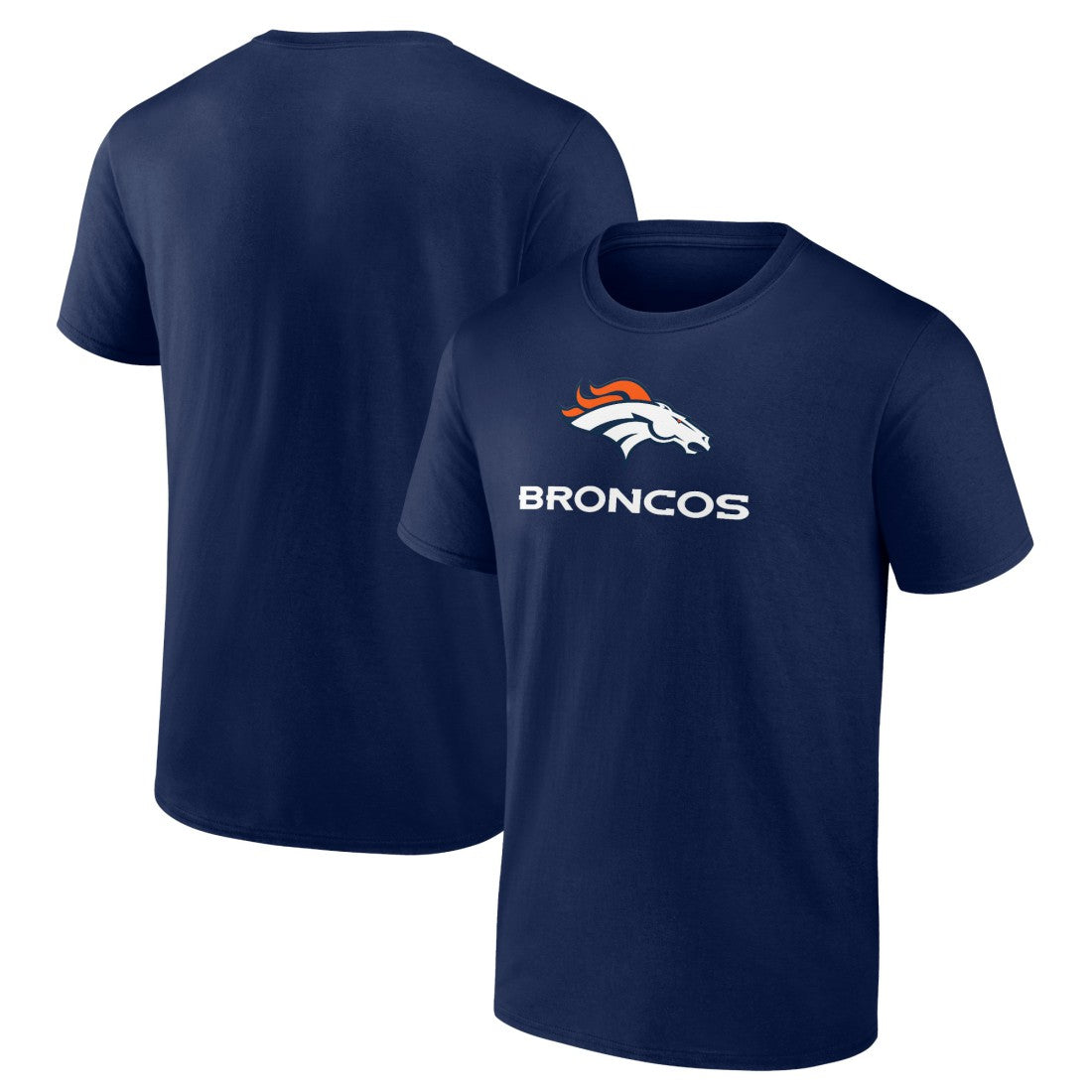 Denver Broncos Team Lockup T-Shirt Navy