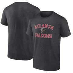 Atlanta Falcons Victory Arch T-Shirt Heather Charcoal