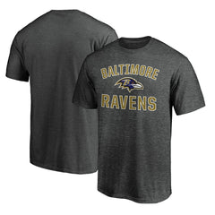 Baltimore Ravens Victory Arch T-Shirt Heather Charcoal