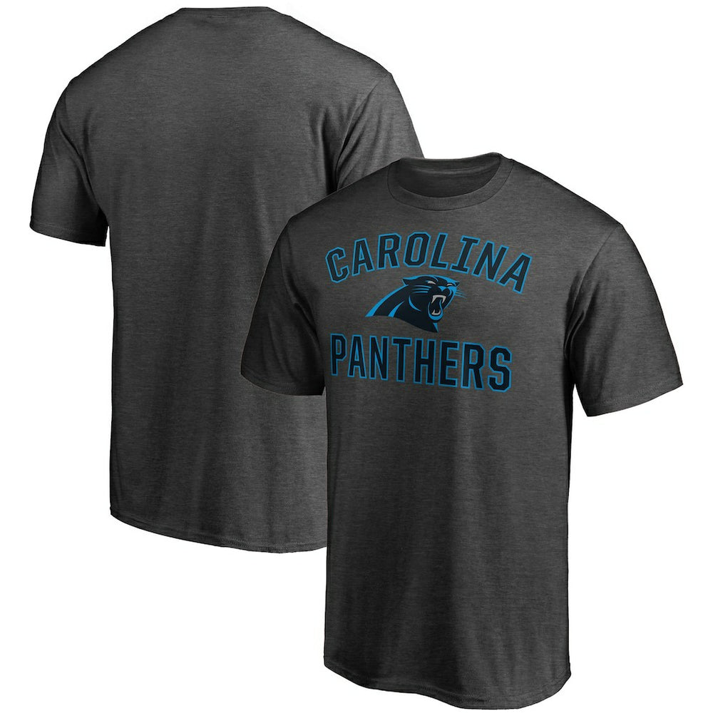 Carolina Panthers Victory Arch T-Shirt Heather Charcoal