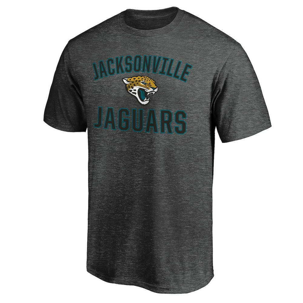 Jacksonville Jaguars Victory Arch T-Shirt Heather Charcoal