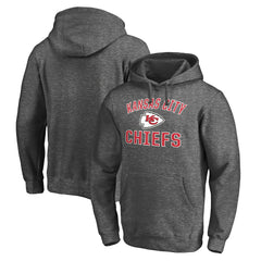 Kansas City Chiefs Victory Arch Pullover Hoodie Charcoal