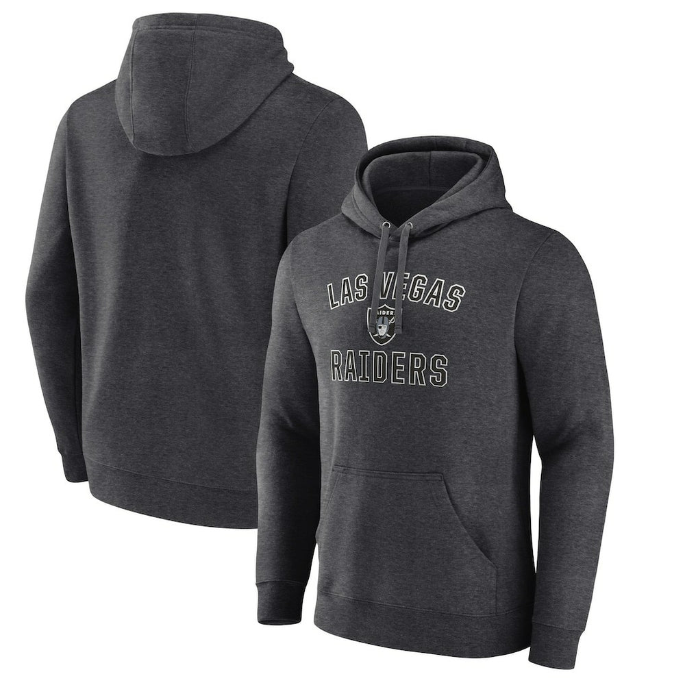 Las Vegas Raiders Victory Arch Pullover Hoodie Charcoal