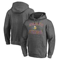 Minnesota Vikings Victory Arch Pullover Hoodie Charcoal