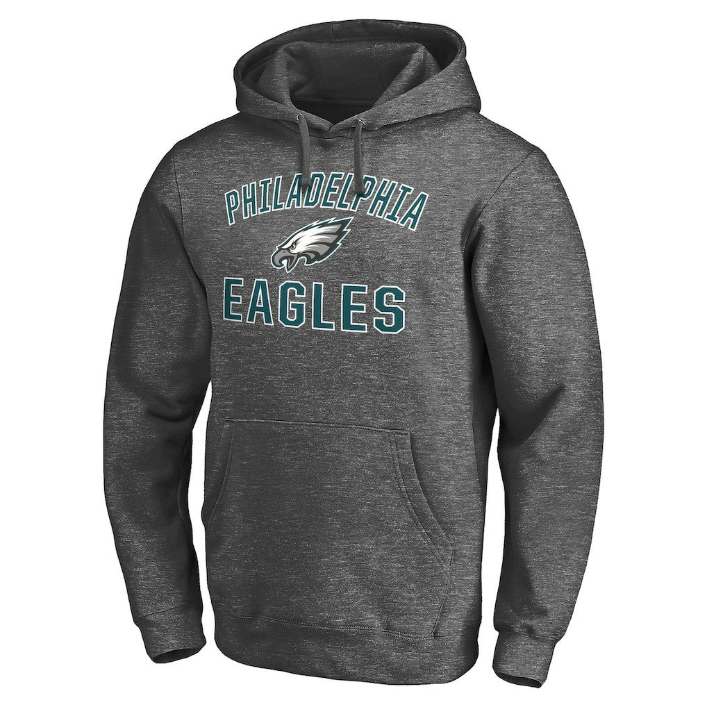 Philadelphia Eagles Victory Arch Pullover Hoodie Charcoal