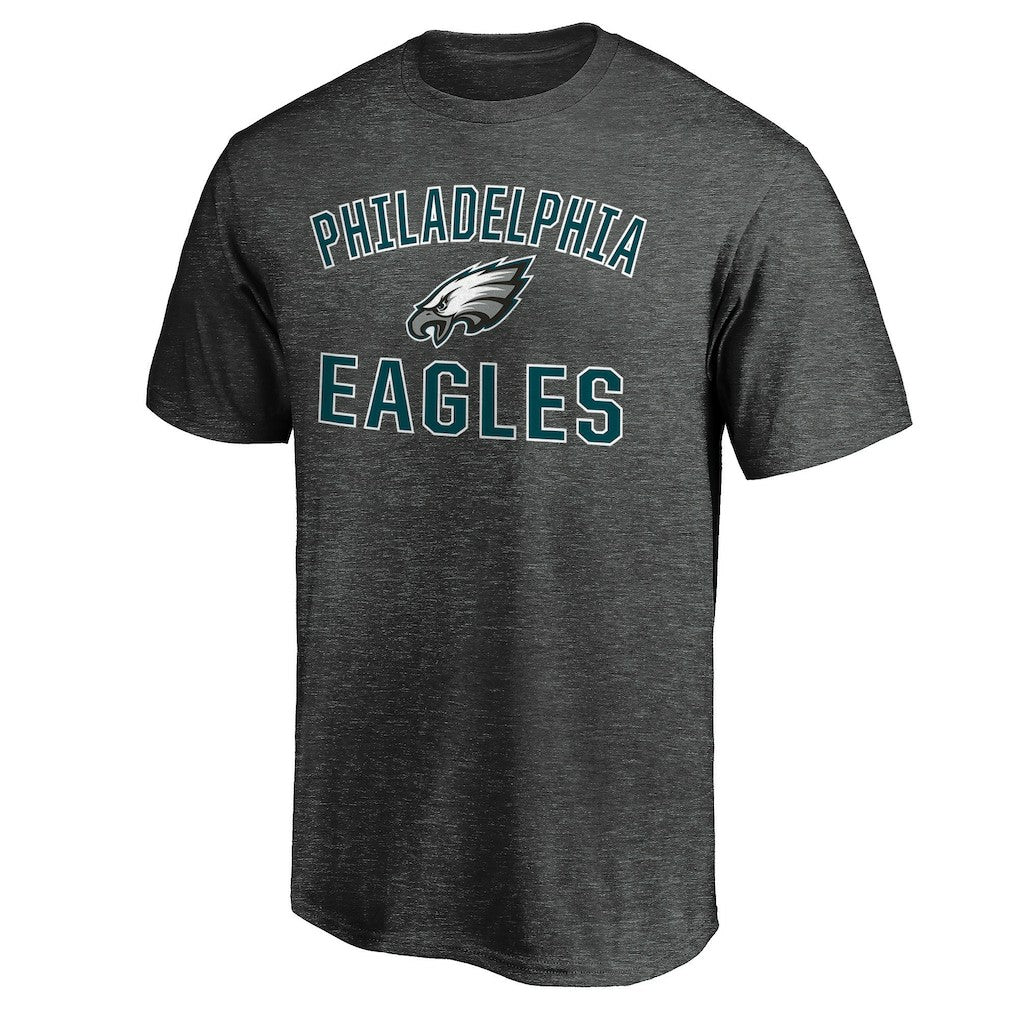 Philadelphia Eagles Victory Arch T-Shirt Heather Charcoal