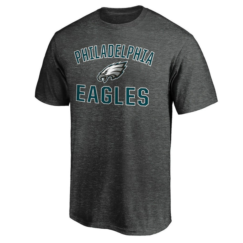 Philadelphia Eagles Victory Arch T-Shirt Heather Charcoal