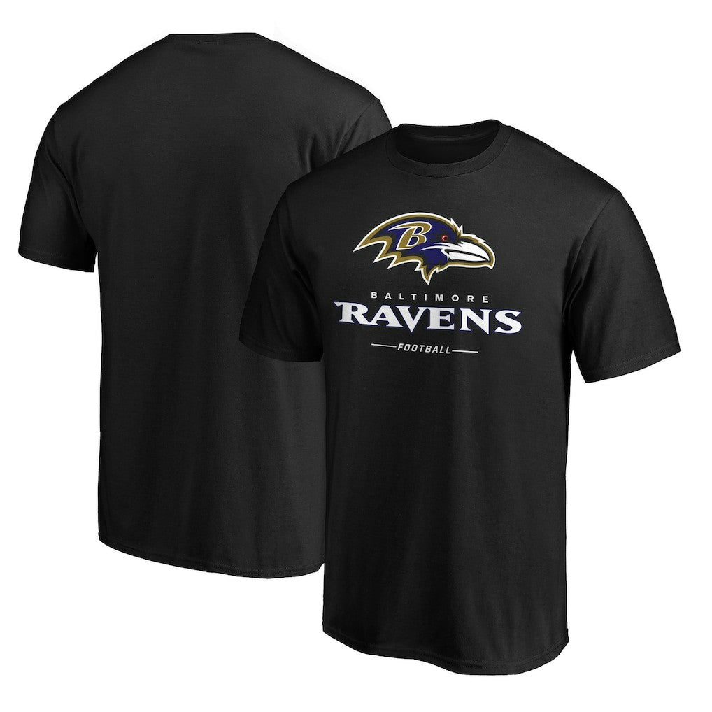 Baltimore Ravens Team Lockup T-Shirt Black