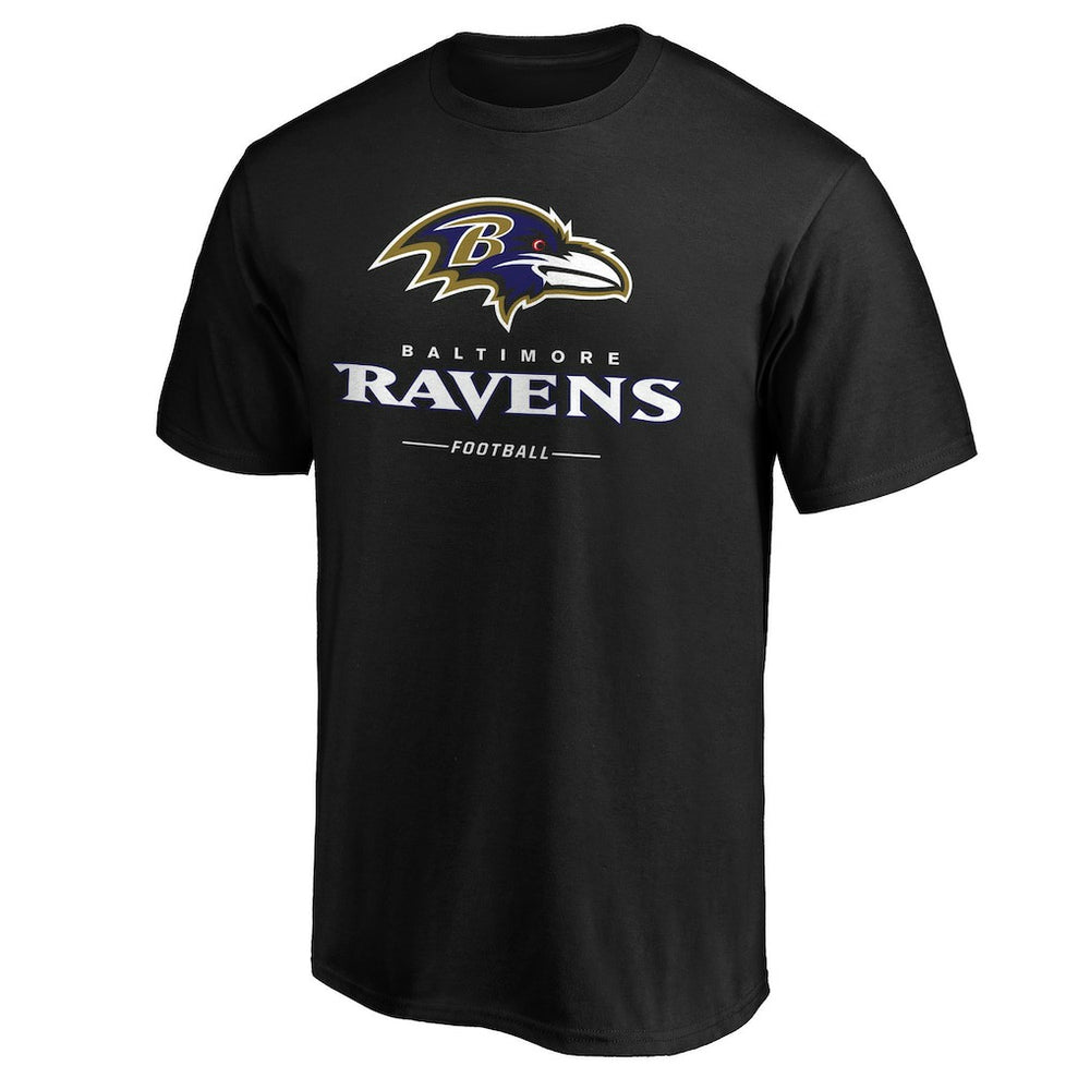 Baltimore Ravens Team Lockup T-Shirt Black