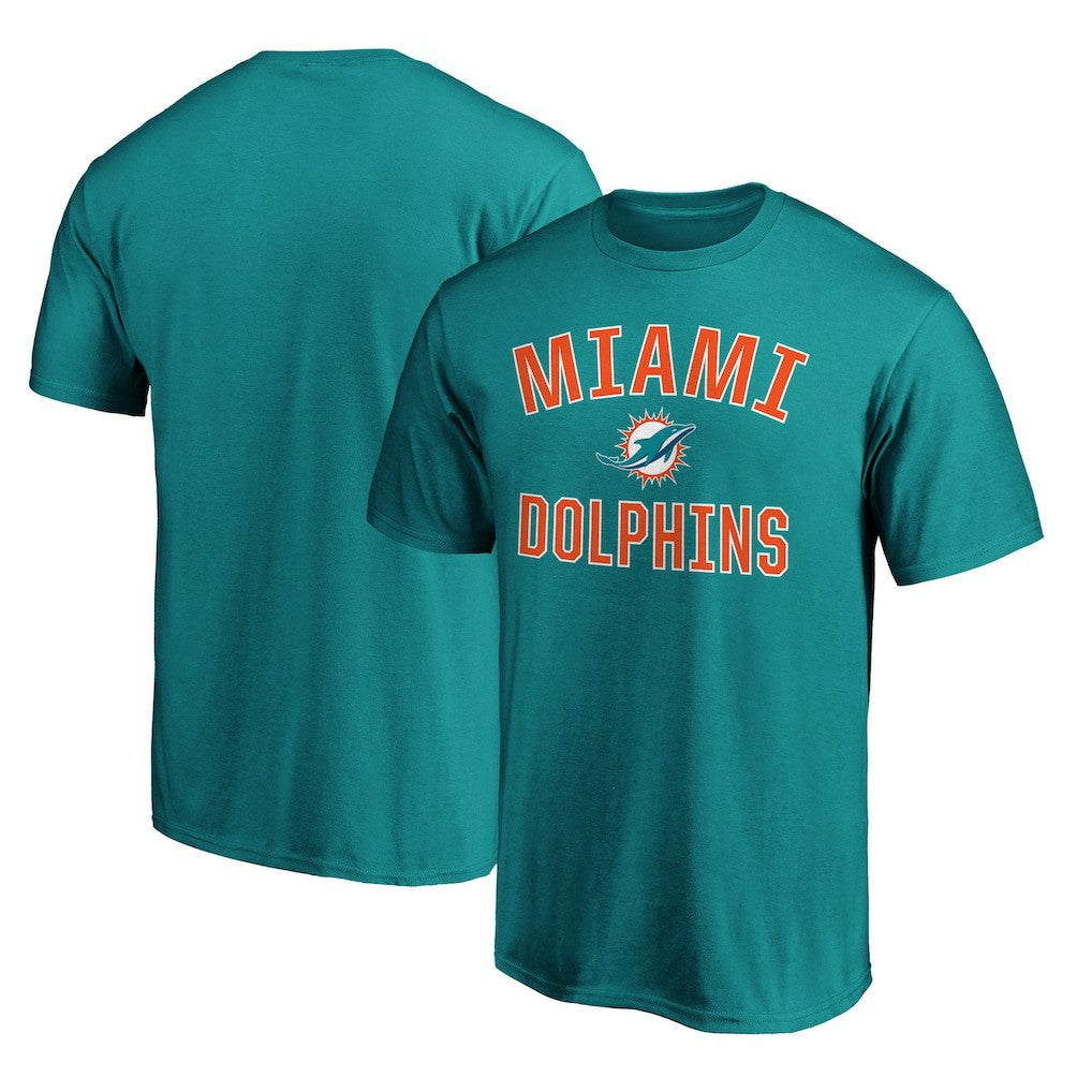 Miami Dolphins Victory Arch T-Shirt Aqua