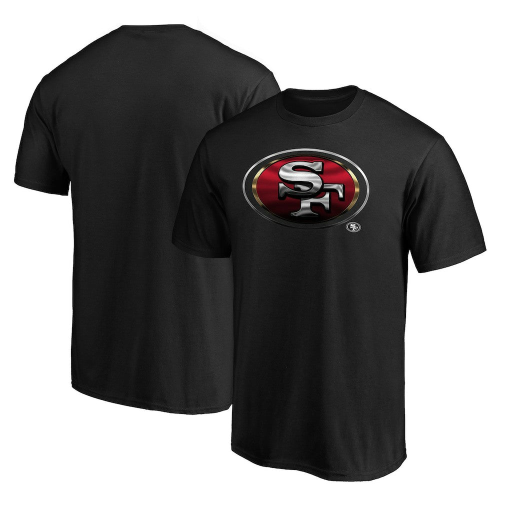 San Francisco 49ers Midnight Mascot Team Logo T-Shirt Black
