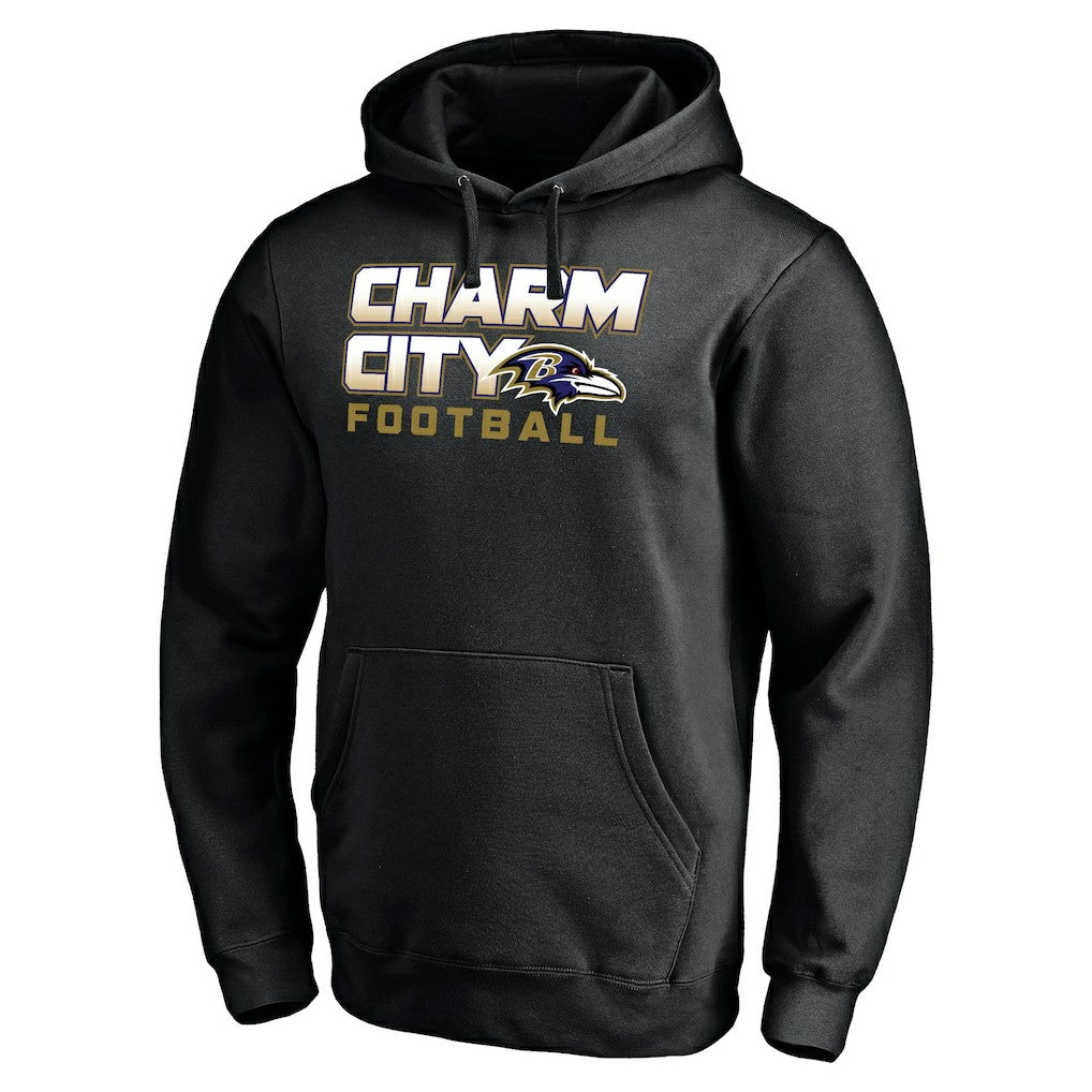 Baltimore Ravens Hometown Collection Sweep Pullover Hoodie Black