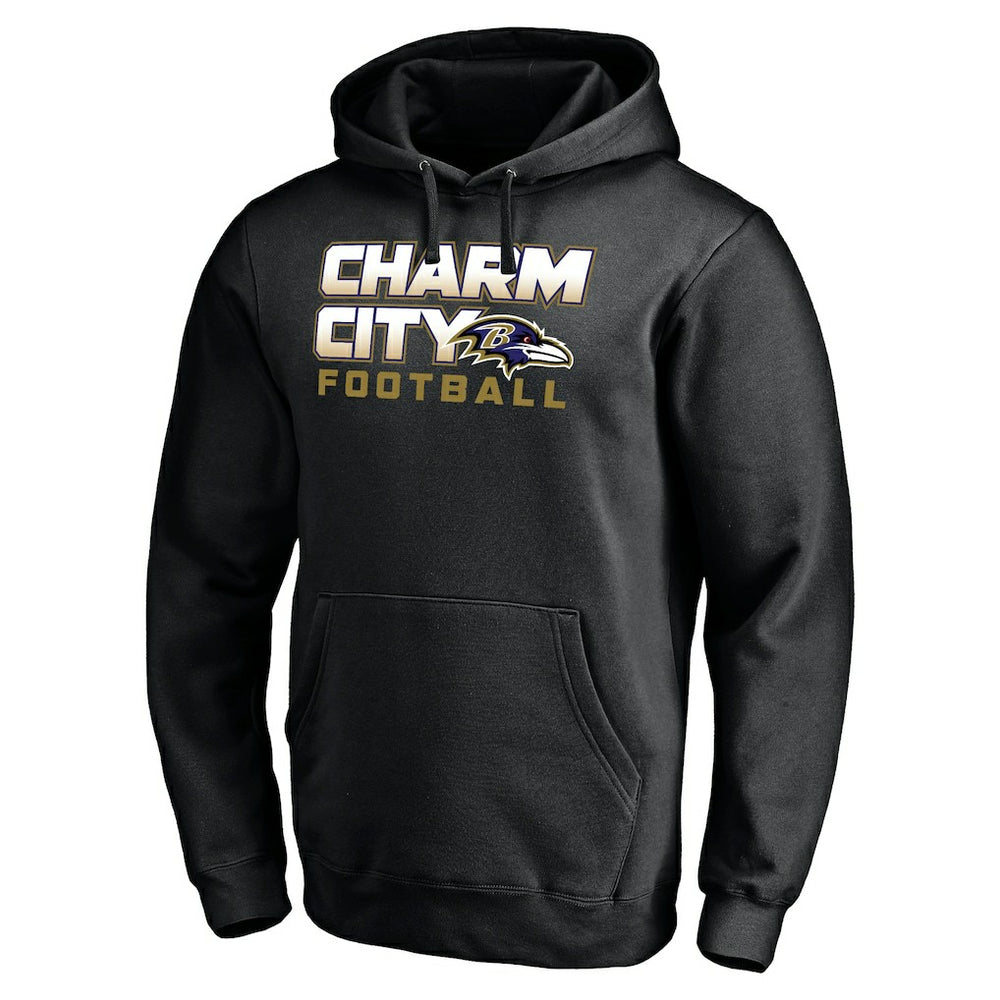 Baltimore Ravens Hometown Collection Sweep Pullover Hoodie Black