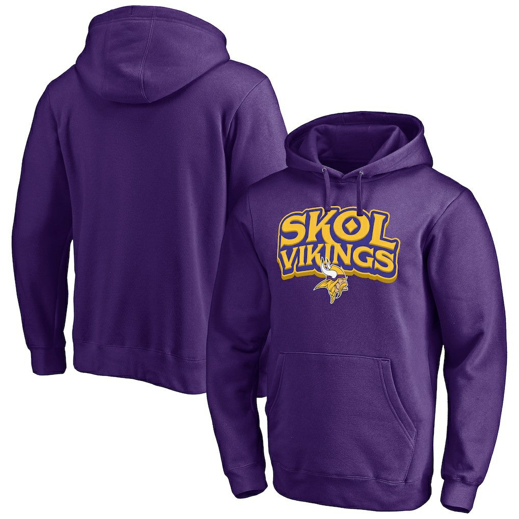 Minnesota Vikings Hometown Collection Sweep Pullover Hoodie Purple