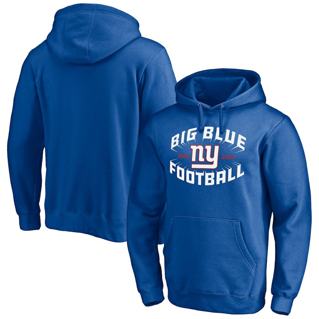 New York Giants Hometown Collection Sweep Pullover Hoodie Royal
