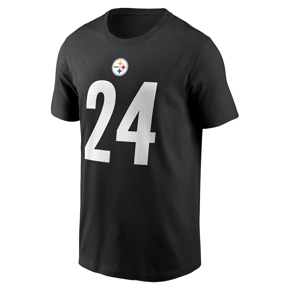 Joey Porter Jr. Pittsburgh Steelers Player Name & Number T-Shirt Black