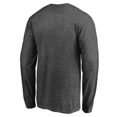Buffalo Bills Stencil Stack Long Sleeve T-Shirt Charcoal
