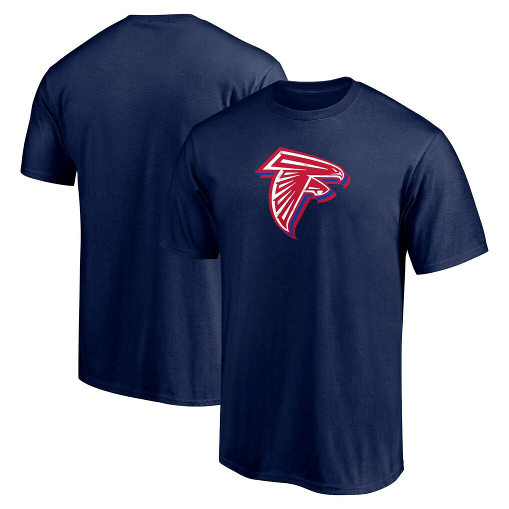 Atlanta Falcons Red White and Team T-Shirt Navy