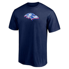 Baltimore Ravens Red White and Team T-Shirt Navy