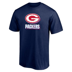 Green Bay Packers Red White and Team T-Shirt Navy