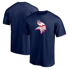 Minnesota Vikings Red White and Team T-Shirt Navy