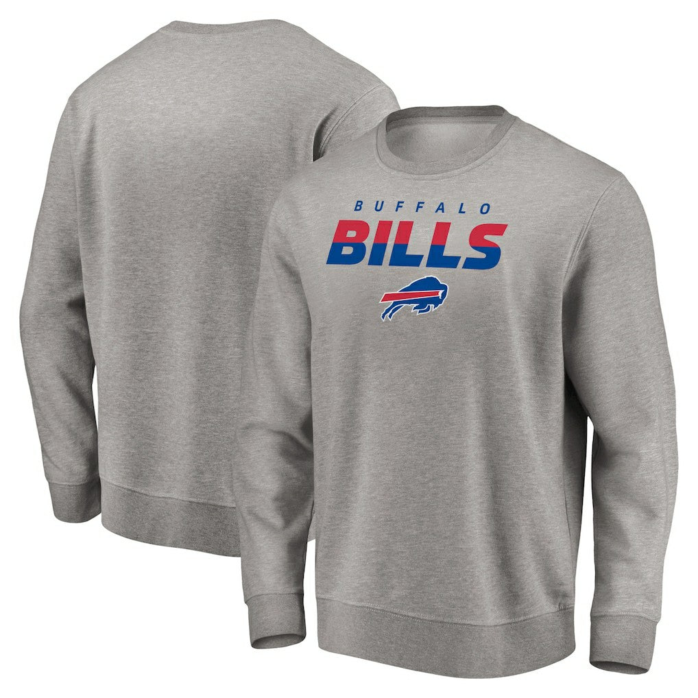 Buffalo Bills Elevate Play Pullover Sweatshirt Gray
