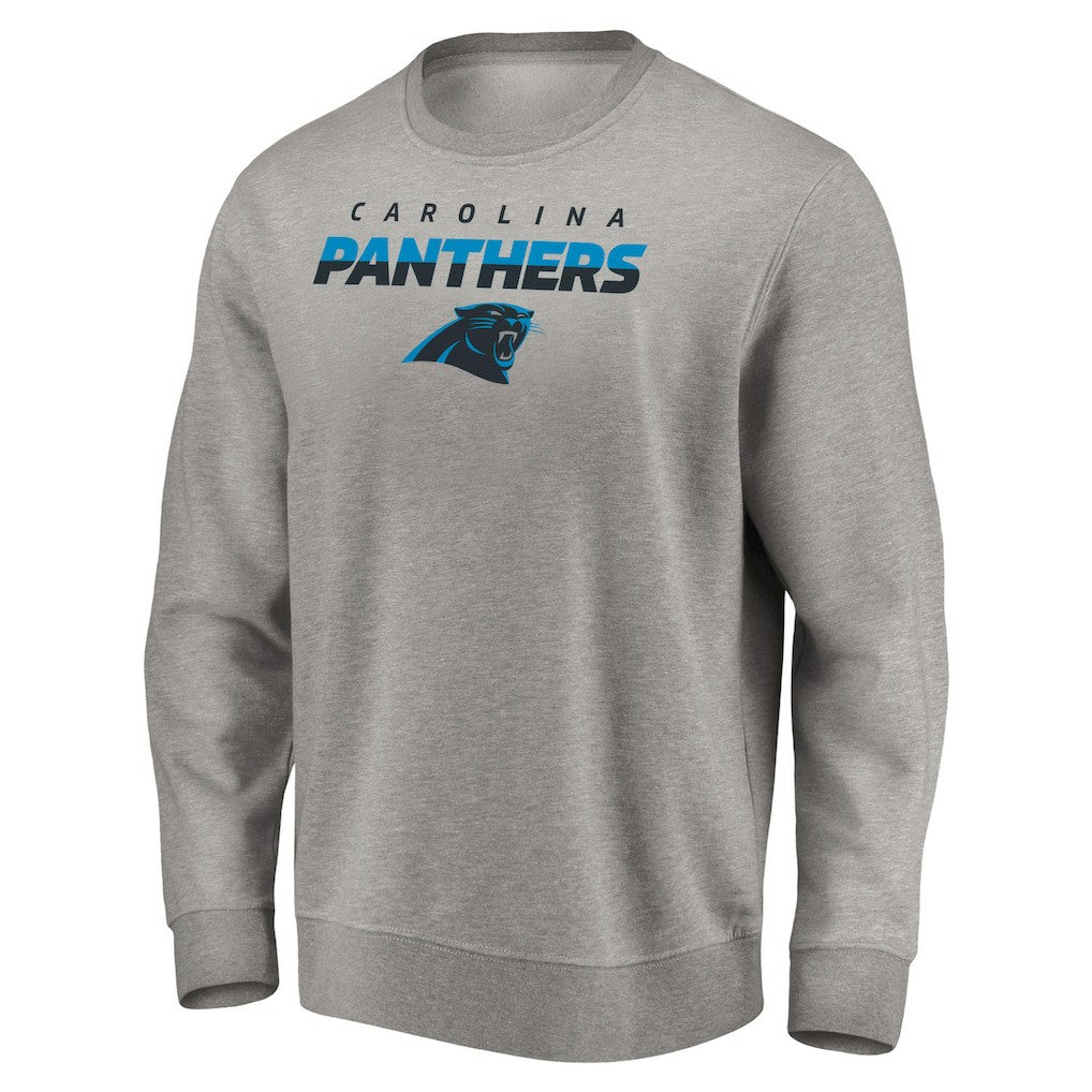 Carolina Panthers Elevate Play Pullover Sweatshirt Gray