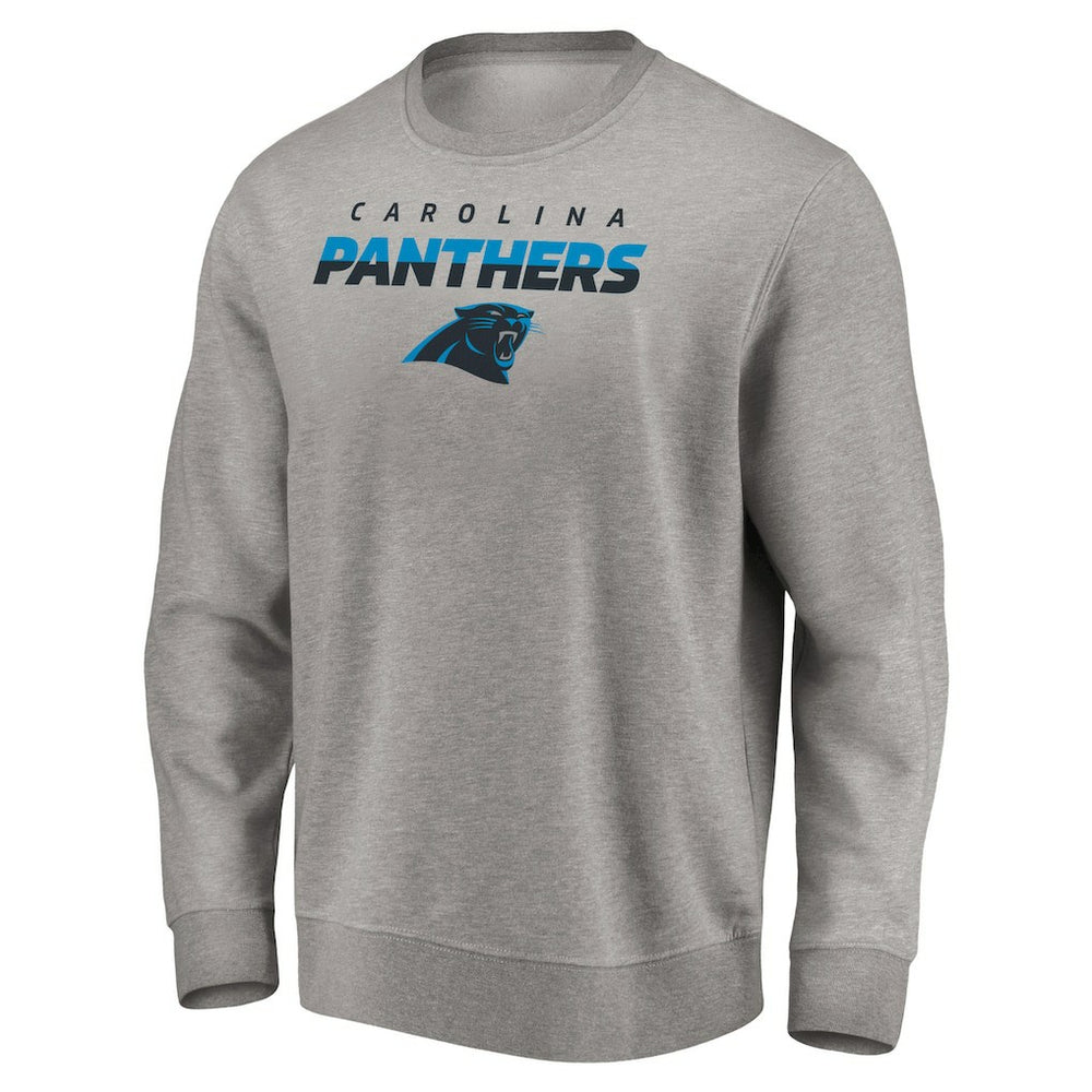 Carolina Panthers Elevate Play Pullover Sweatshirt Gray