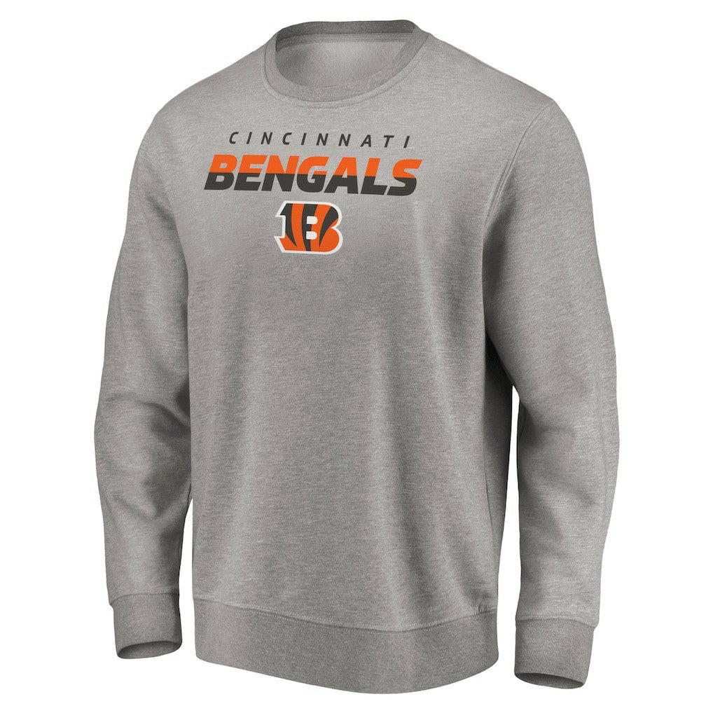 Cincinnati Bengals Elevate Play Pullover Sweatshirt Gray