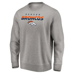 Denver Broncos Elevate Play Pullover Sweatshirt Gray